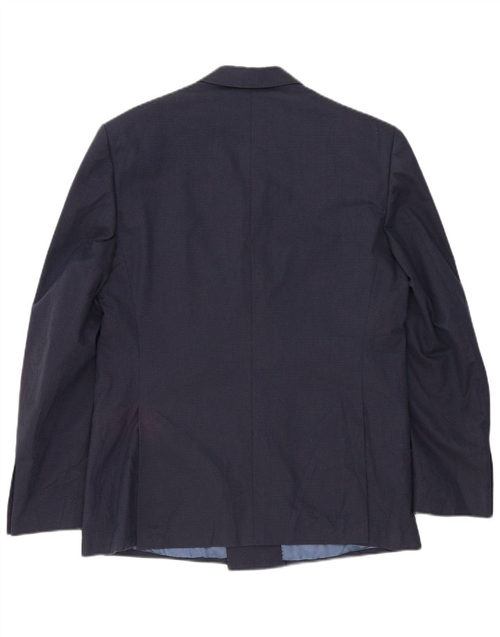 Marks & Spencer Veste blazer double boutonnage pour homme UK 42 Large Bleu marine