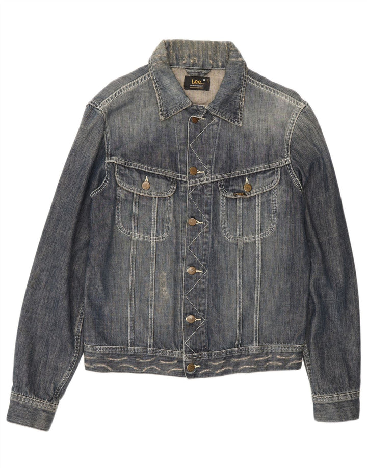 Lee Veste en jean pour femme UK 14 Bleu moyen Coton