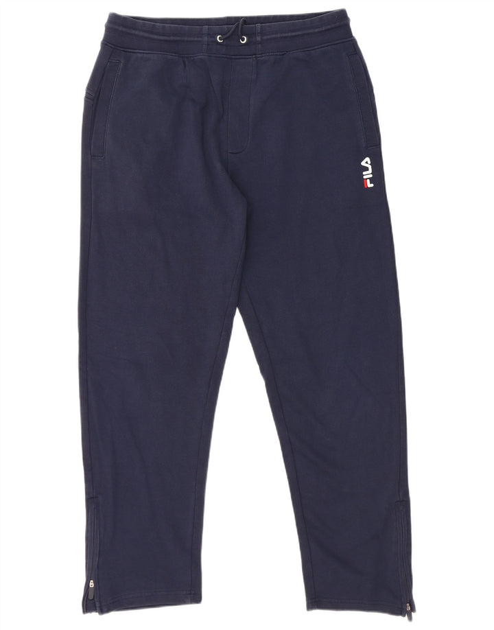 Fila Homme Pantalon De Survêtement Large Bleu Marine Coton