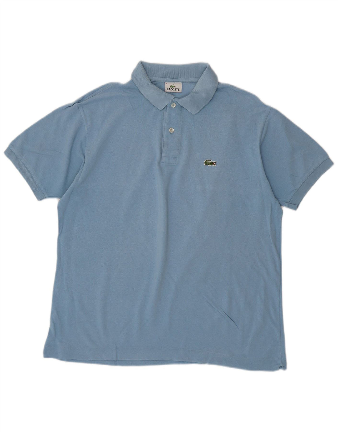 LACOSTE Polo Homme Taille 6 XL Bleu Coton