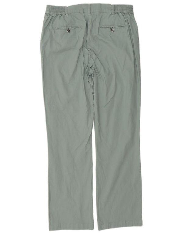 Cotton Traders Pantalon droit décontracté pour femme UK 14 Large W32 L30 Vert