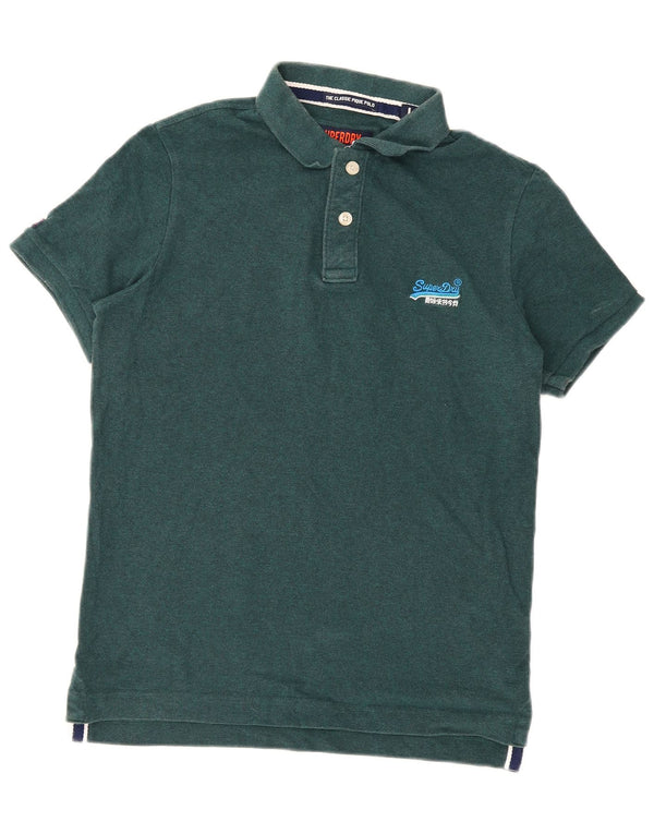 Superdry Polo Homme Grand Vert Coton