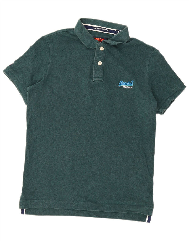 Superdry Polo Homme Grand Vert Coton