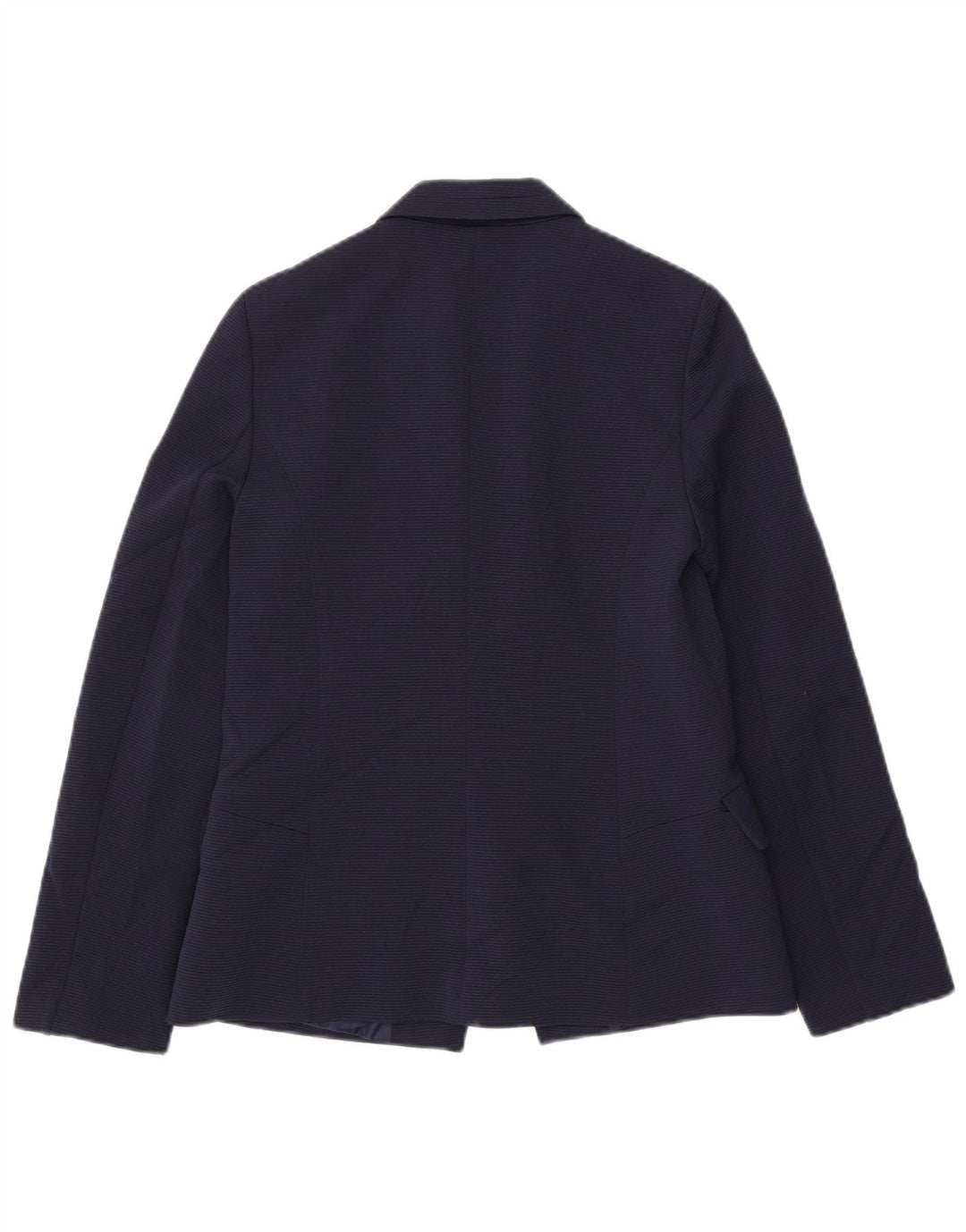 Oasis Veste Blazer Ouverte Femme UK 10 Petit Bleu Marine Polyester