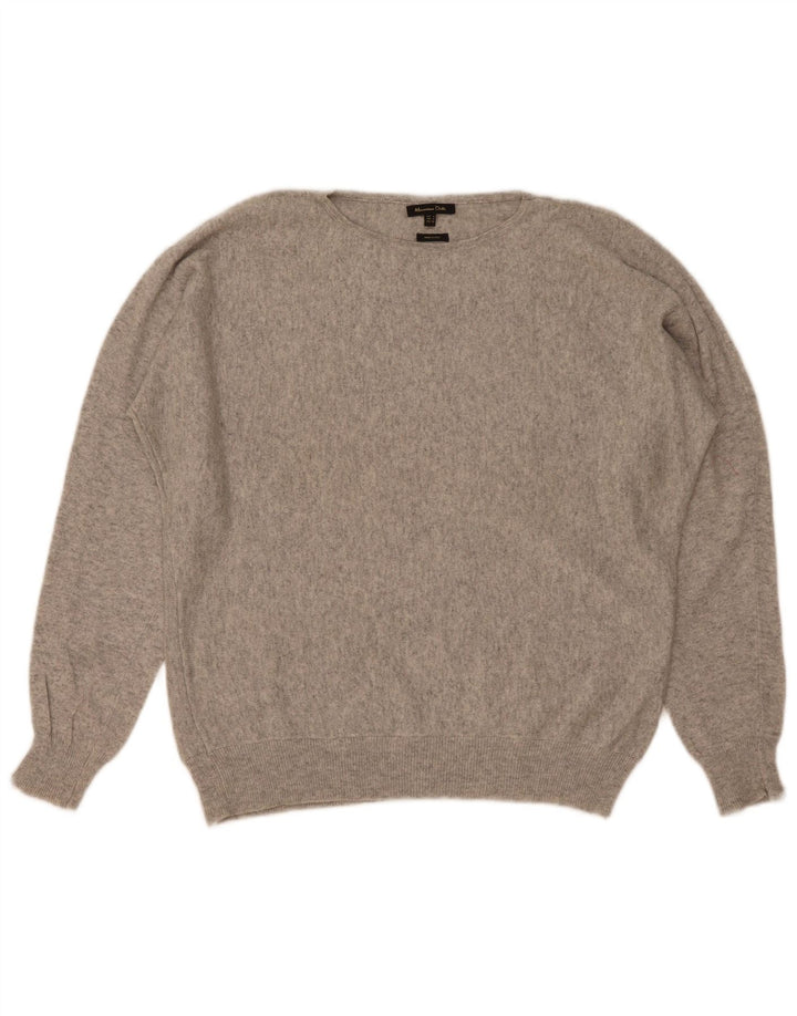 Massimo Dutti Pull col bateau pour femme UK 14 Gris moyen moucheté