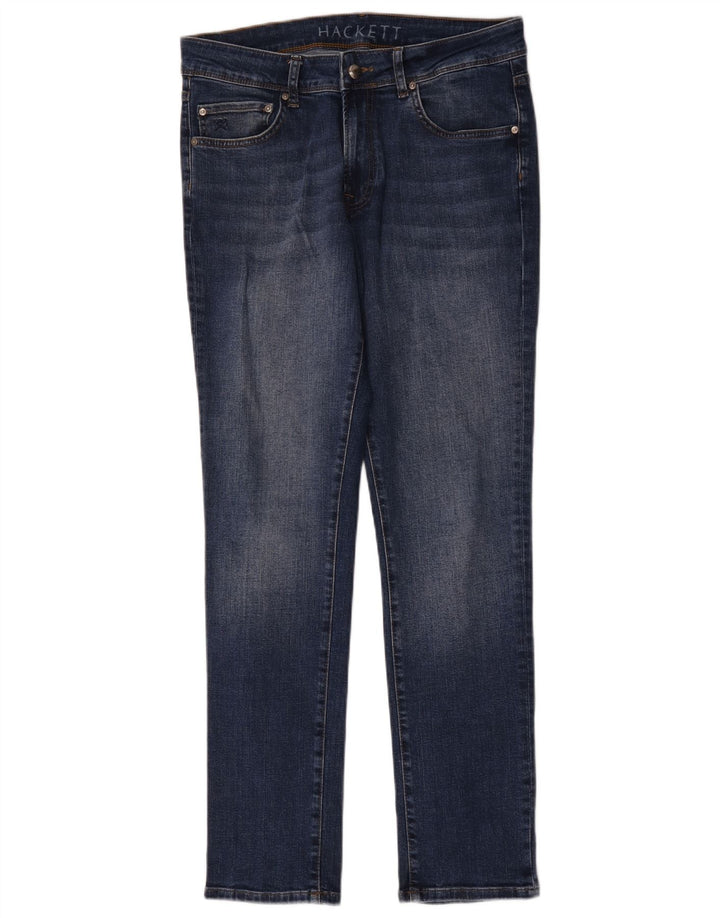 Hackett Jean Slim Femme W32 L31 Bleu Coton