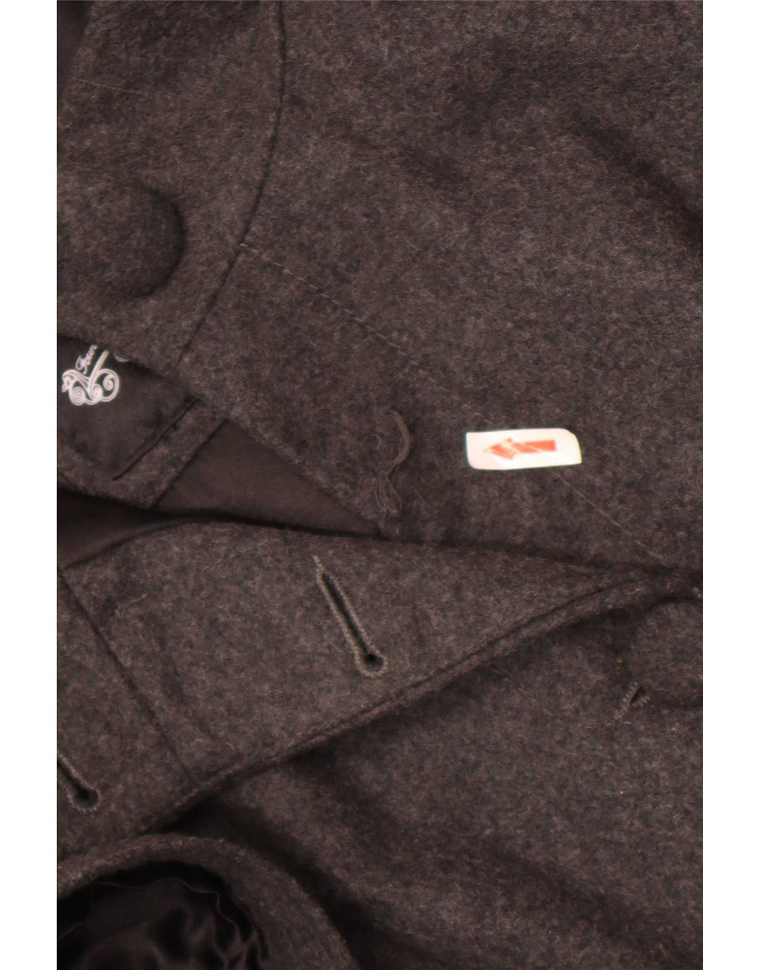Street One Veste Blazer à Manches Courtes pour Femme UK 14 Grande Laine Grise