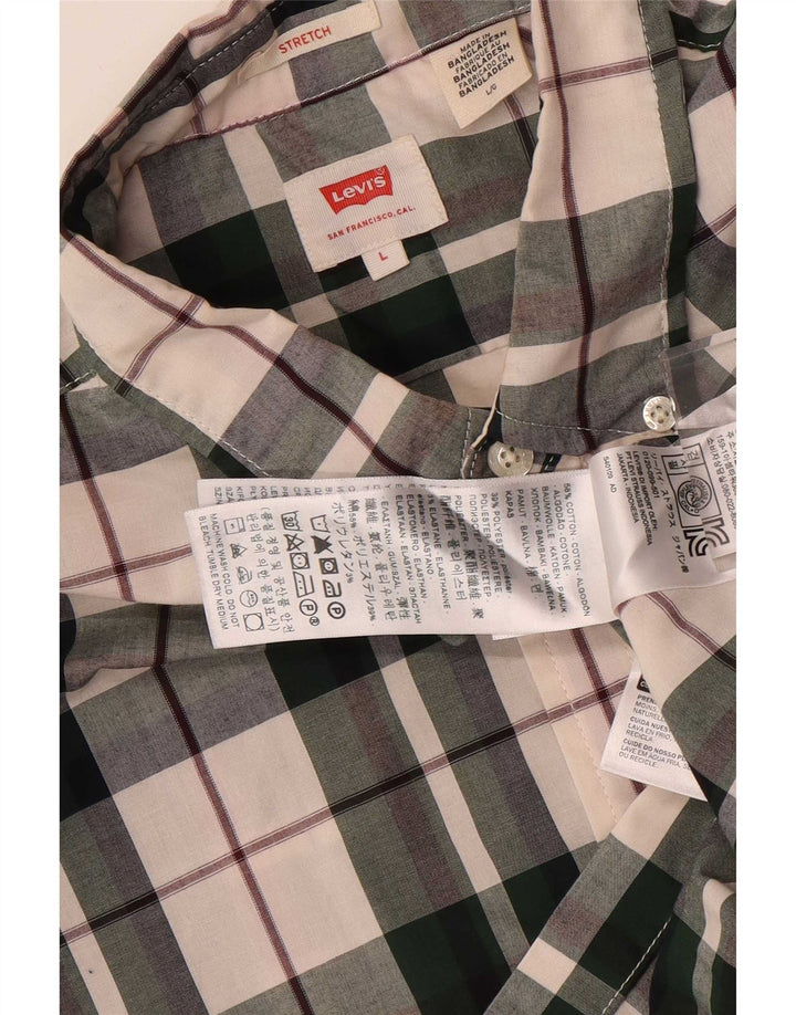 Levi's Chemise Stretch Homme Multicolore Carreaux Coton