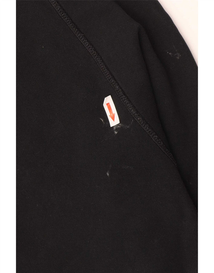 Diesel Sweat-Shirt Graphique Homme Noir Moyen Coton