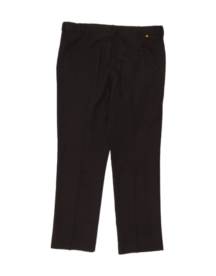 FARAH Pantalon Chino Droit Classique Homme W34 L29 Noir Polyester