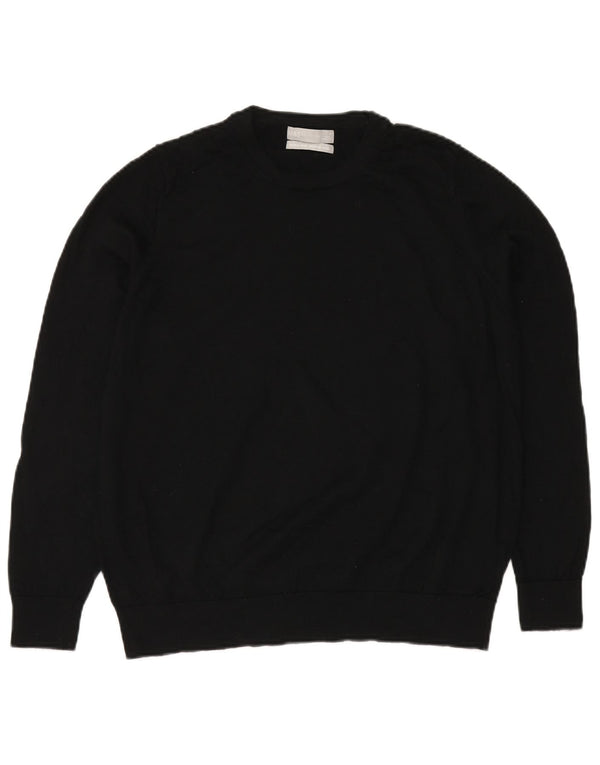 MARKS & SPENCER Pull à col rond pour femme UK 20 2XL Noir