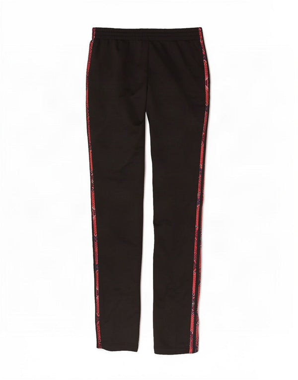Adidas Pantalon de survêtement pour femme UK 14 Medium Noir Colourblock Polyester