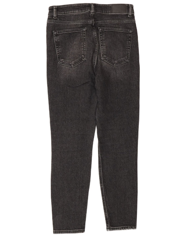 Zara Jean skinny taille haute pour femme EU 40 Medium W30 L28 Gris