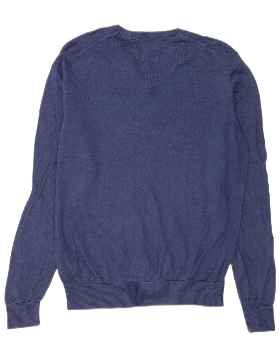 Marks & Spencer Pull col V Homme Bleu Marine Moyen Coton
