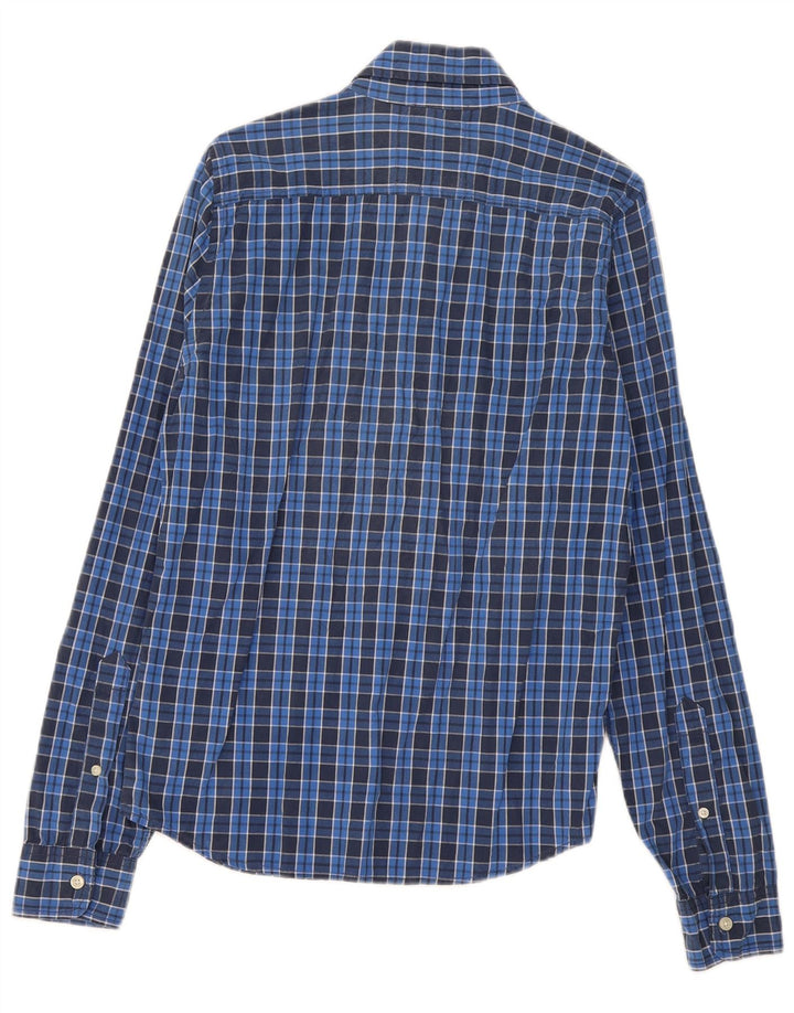 Hollister Chemise Homme Bleu Moyen Check Cotton