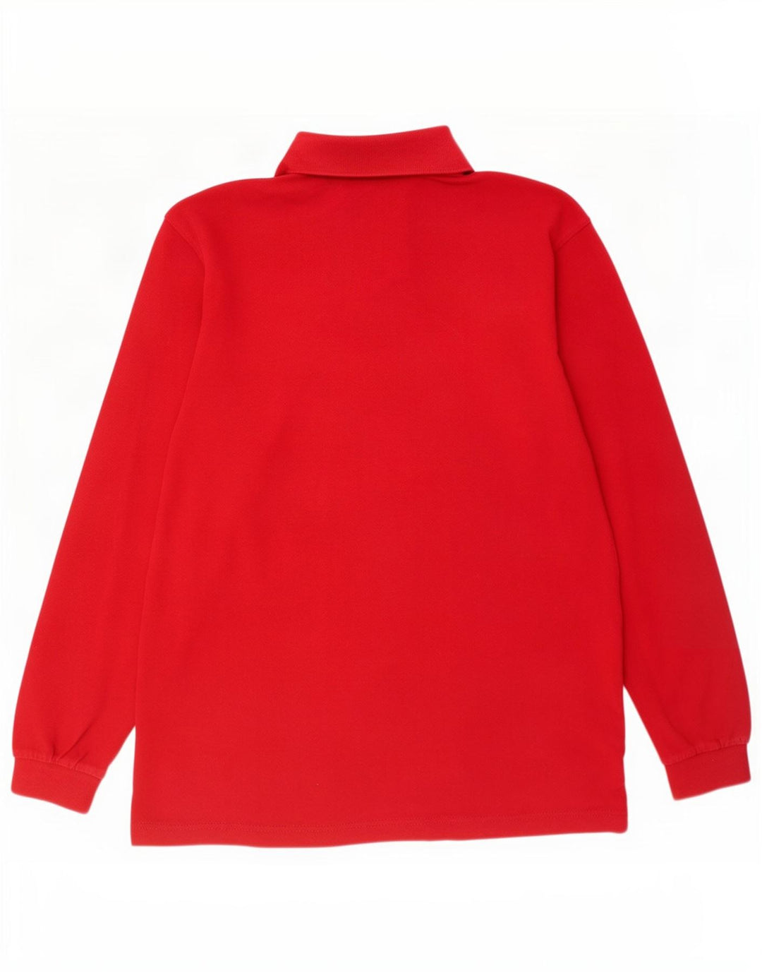 Kappa Polo à manches longues pour homme en coton rouge Large