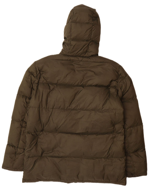 Barbour Veste matelassée à capuche pour homme UK 42 XL Kaki Polyamide