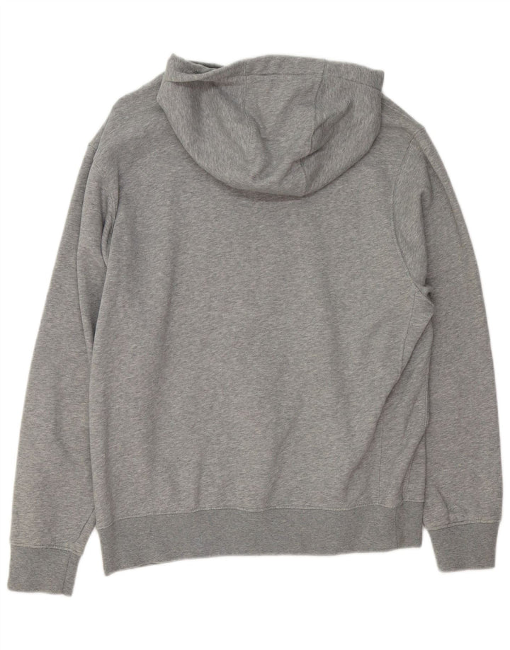 NIKE Pull à capuche graphique pour homme en coton moucheté gris moyen