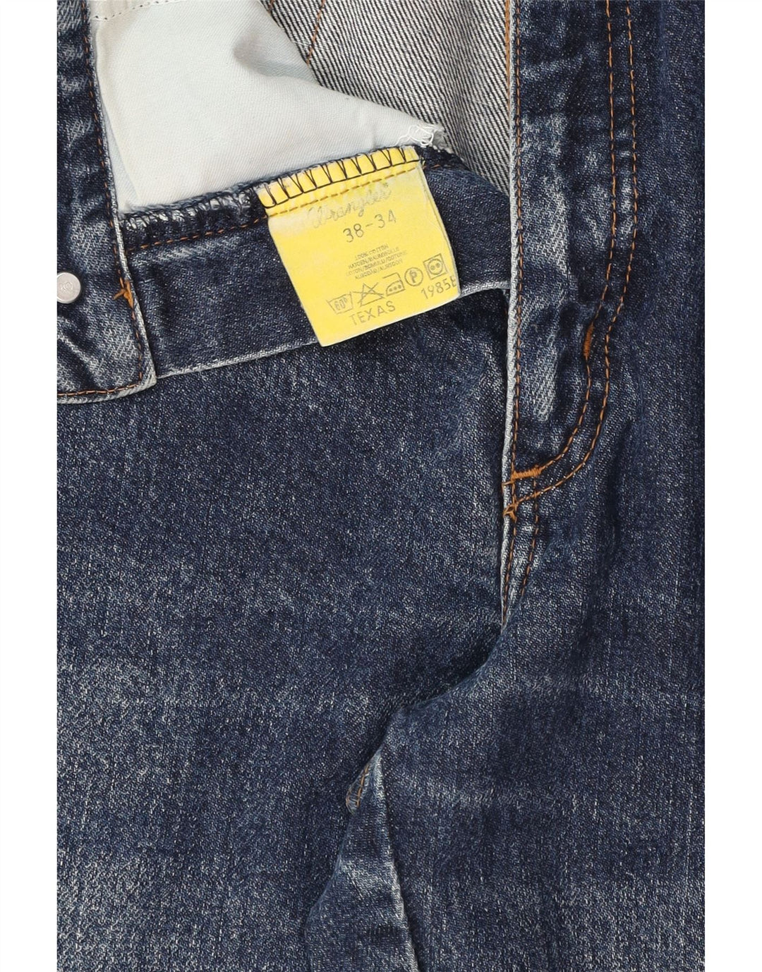 Wrangler Jean Droit Texas Homme W38 L34 Bleu Coton