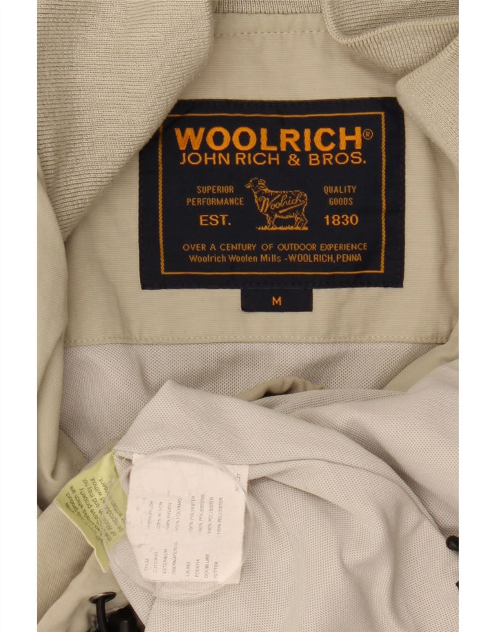 Woolrich Veste Bomber Homme UK 38 Nylon Beige Moyen