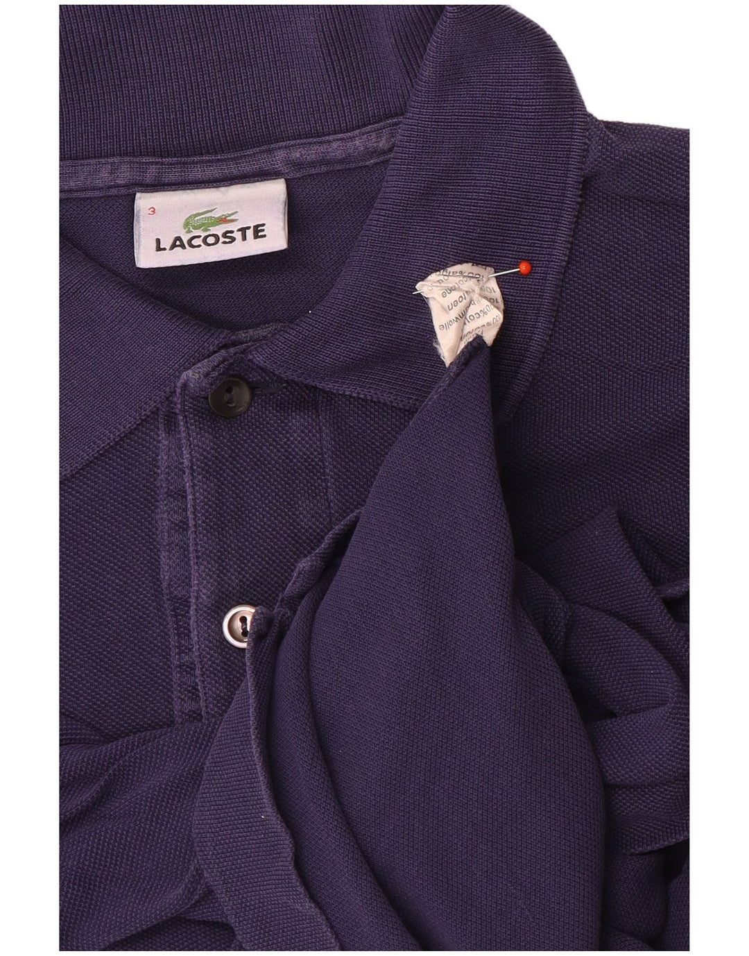 Lacoste Polo Homme Taille 3 Petit Coton Bleu Marine