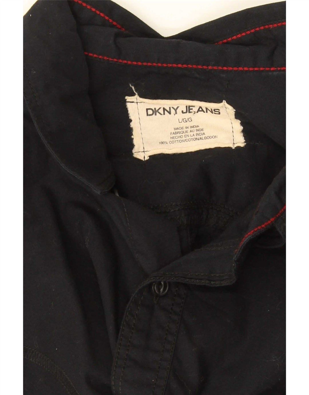Dkny Chemise graphique homme grand coton noir