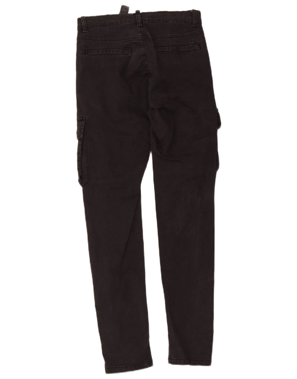 Zara Pantalon Cargo Slim Homme EU 36 XS W29 L31 Coton Noir