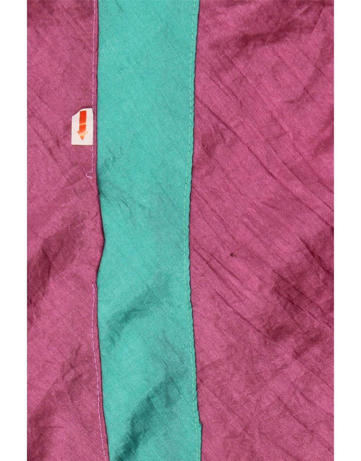 vintage Mens Survêtement Top Veste XL Rose Colourblock