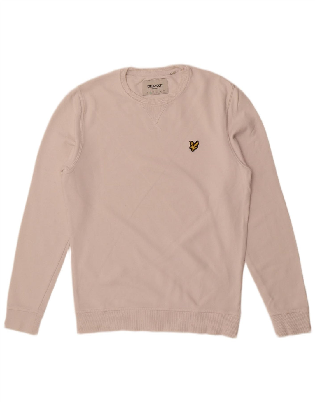 Lyle & Scott Sweat-shirt pour homme en coton blanc Small