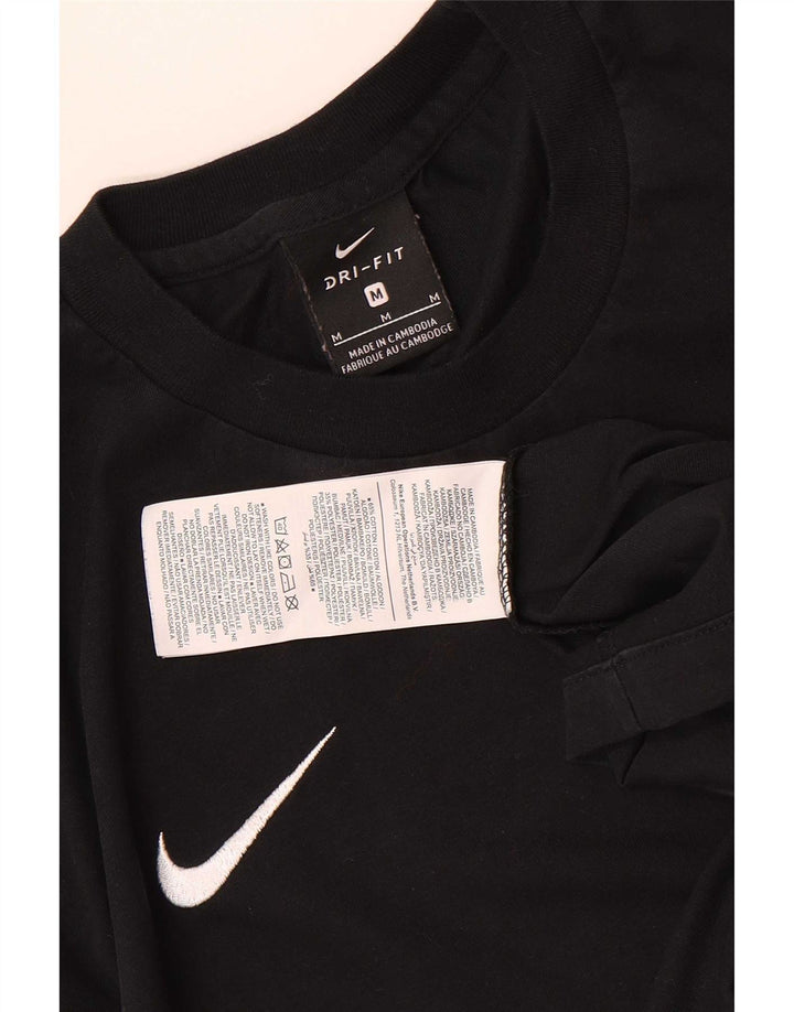 Nike T-shirt graphique pour homme en coton noir moyen