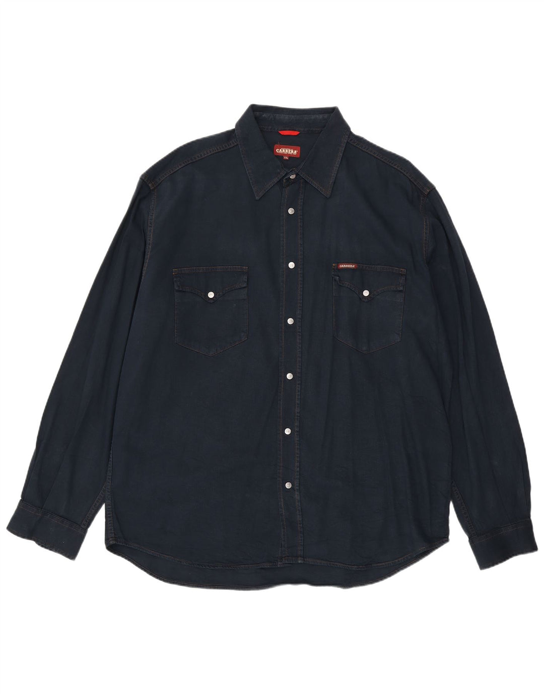 CARRERA Chemise en Jean Homme 2XL Bleu Marine Coton