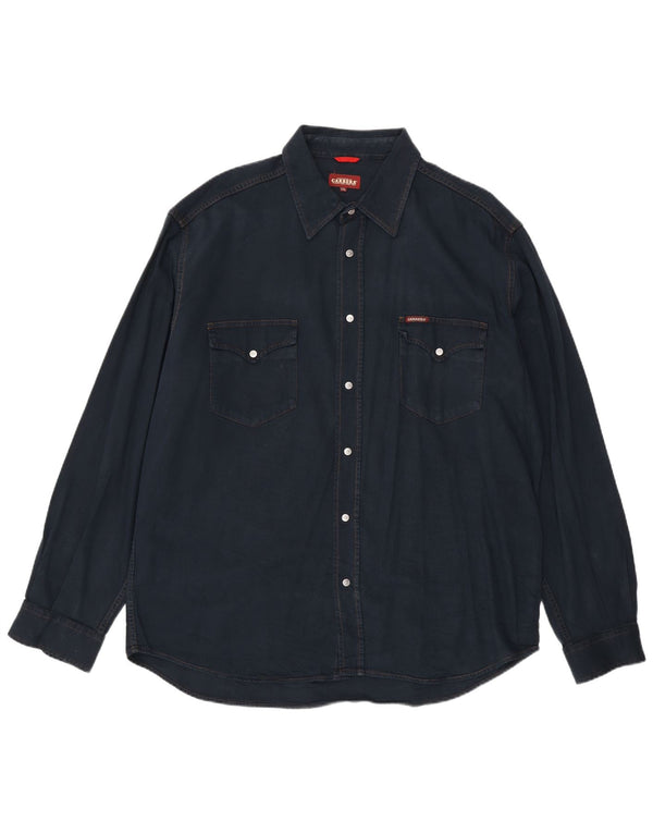 CARRERA Chemise en Jean Homme 2XL Bleu Marine Coton