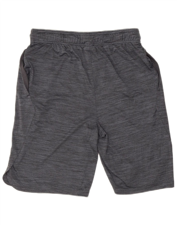Reebok Short de Sport Homme Gris Moyen Polyester