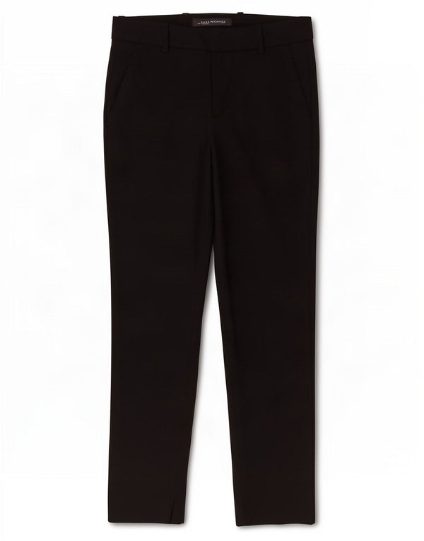 Pantalon Chino Slim Femme Zara XS W24 L27 Noir