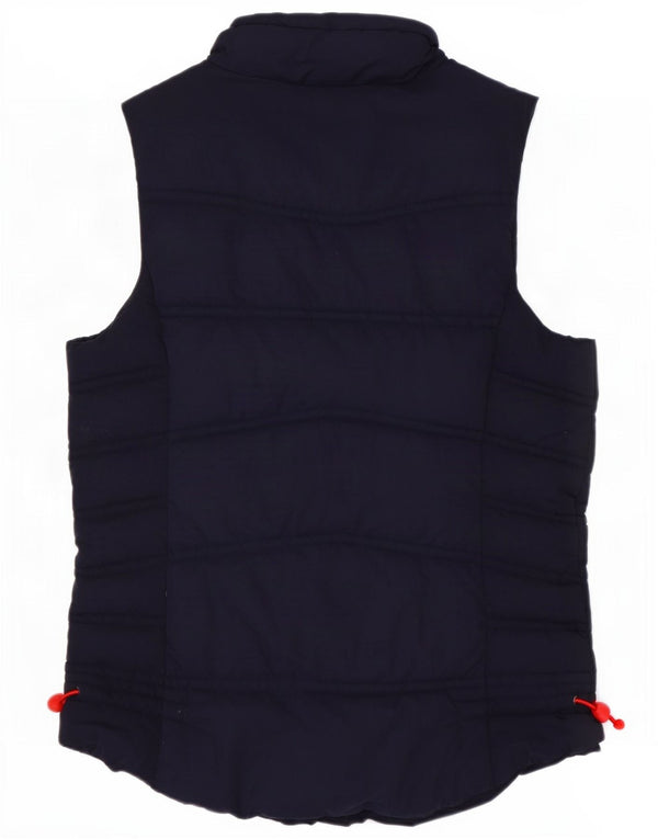 Weird Fish Gilet rembourré pour femme UK 8 Small Bleu marine Polyester
