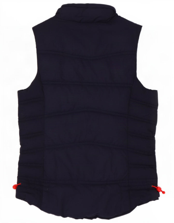 Weird Fish Gilet rembourré pour femme UK 8 Small Bleu marine Polyester