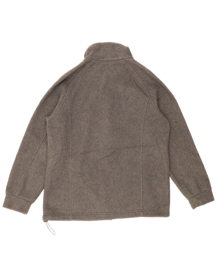 Marks & Spencer Veste polaire surdimensionnée pour femme UK 10 Small Gris Polyester