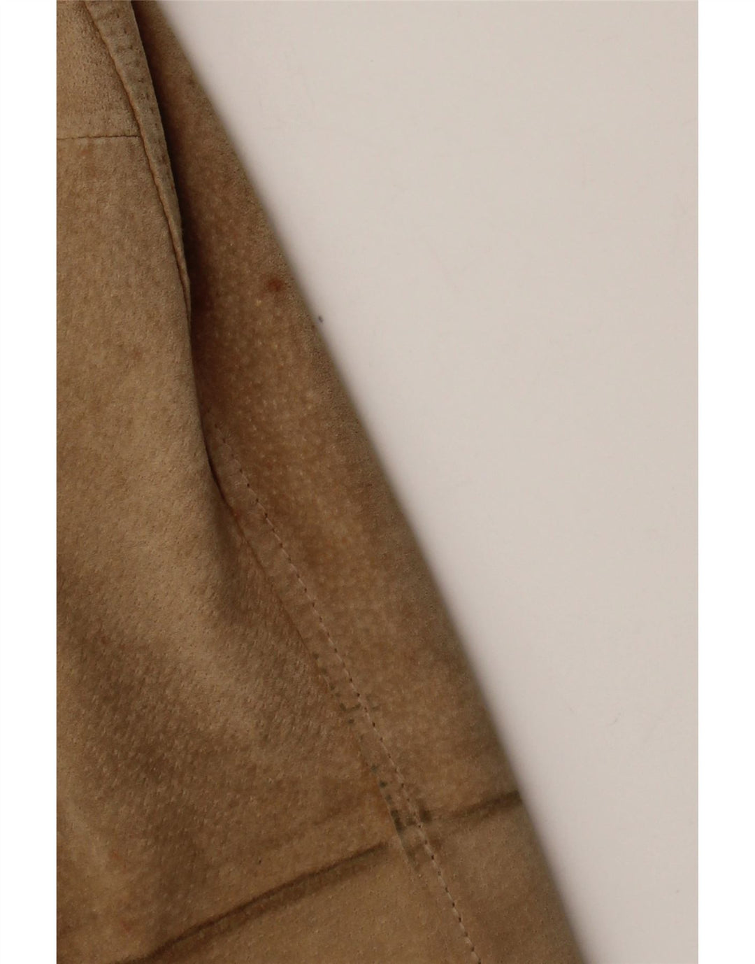 veste en daim femme vintage IT 48 XL Cuir Beige