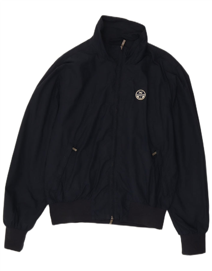 North Sails Veste Bomber Homme UK 40 Large Bleu Marine Polyamide