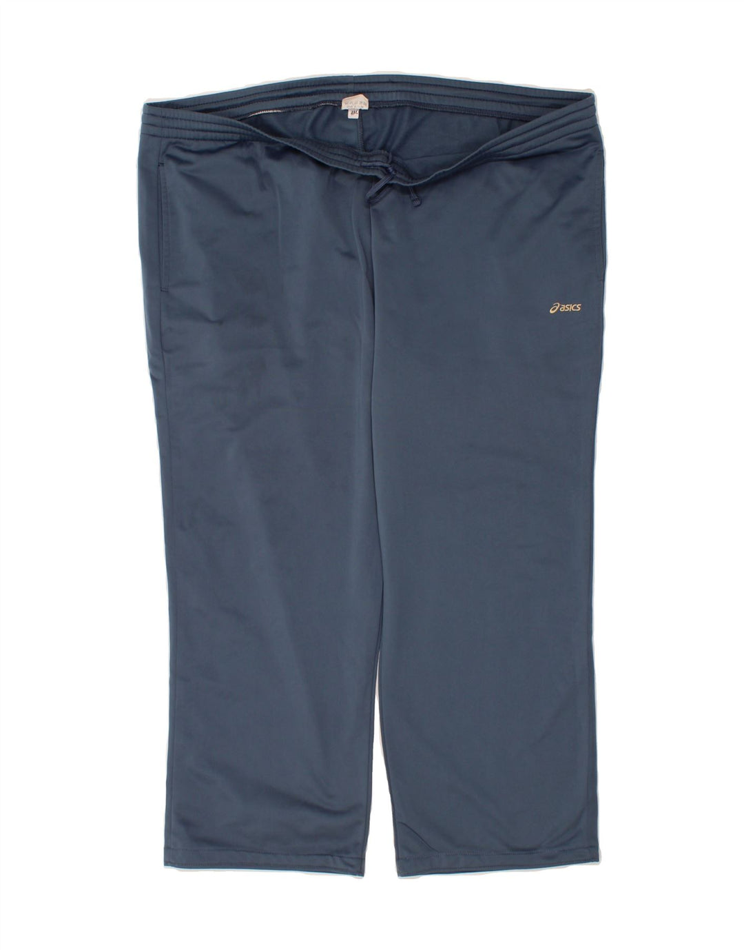 ASICS Mens Tracksuit Trousers 3XL  Navy Blue Polyester Vintage Asics and Second-Hand Asics from Messina Hembry 