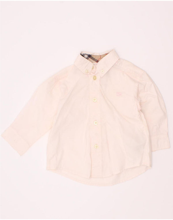 Burberry Chemise bébé garçon 6-9 mois coton rose