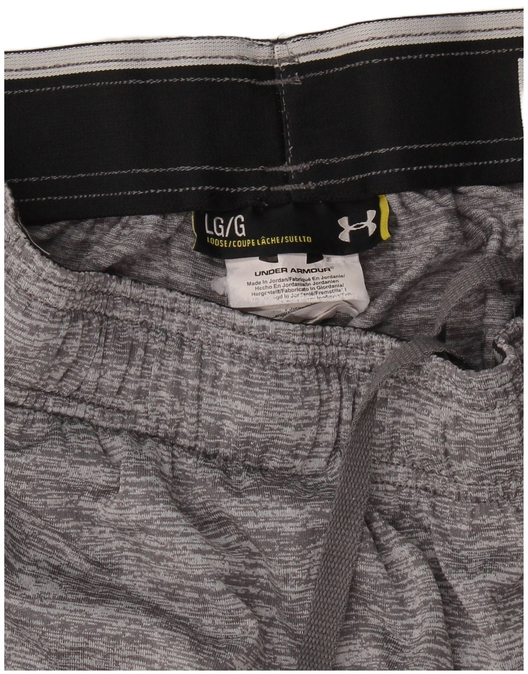 UNDER ARMOUR Short de sport pour homme Large Gris Colorblock Polyester