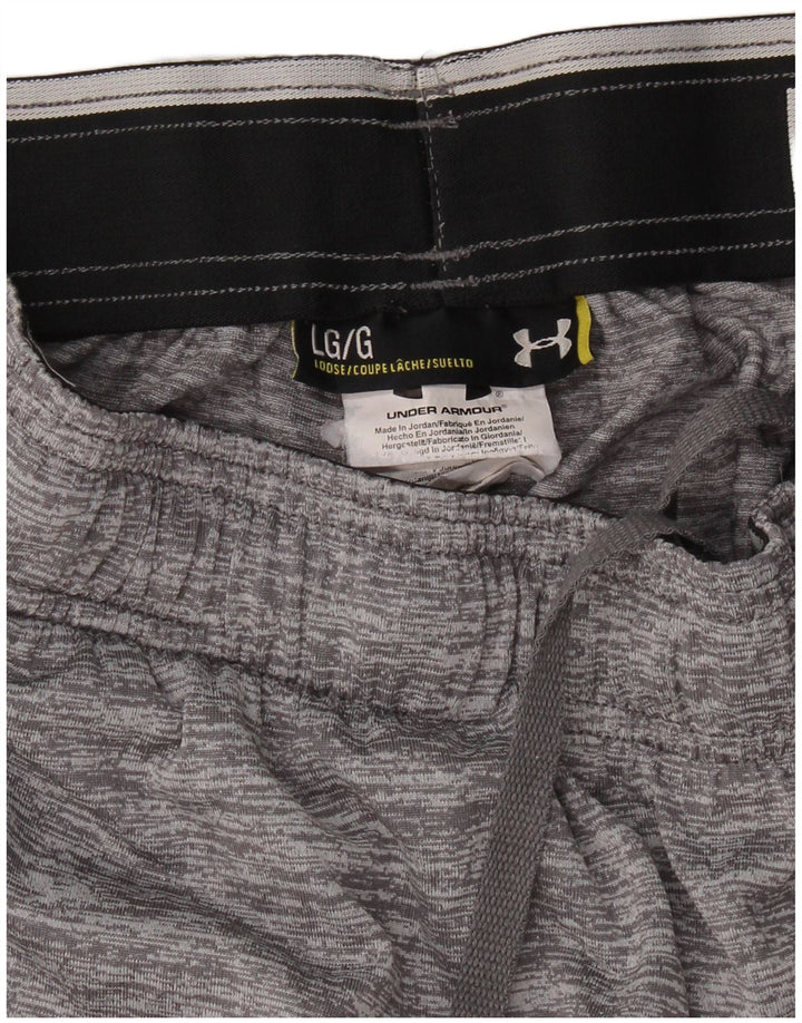 UNDER ARMOUR Short de sport pour homme Large Gris Colorblock Polyester