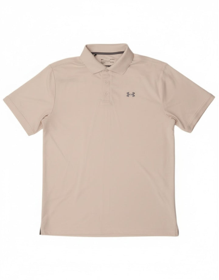 Under Armour Polo Heat Gear Homme Grand Blanc Polyester