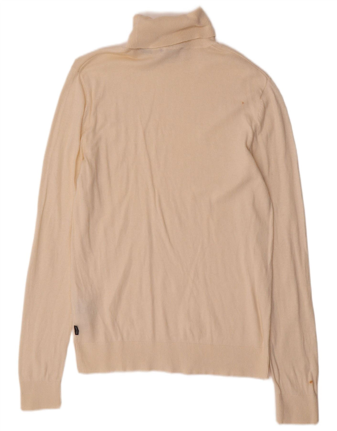 Jack & Jones Pull Col Roulé Homme Petit Blanc Cassé Coton