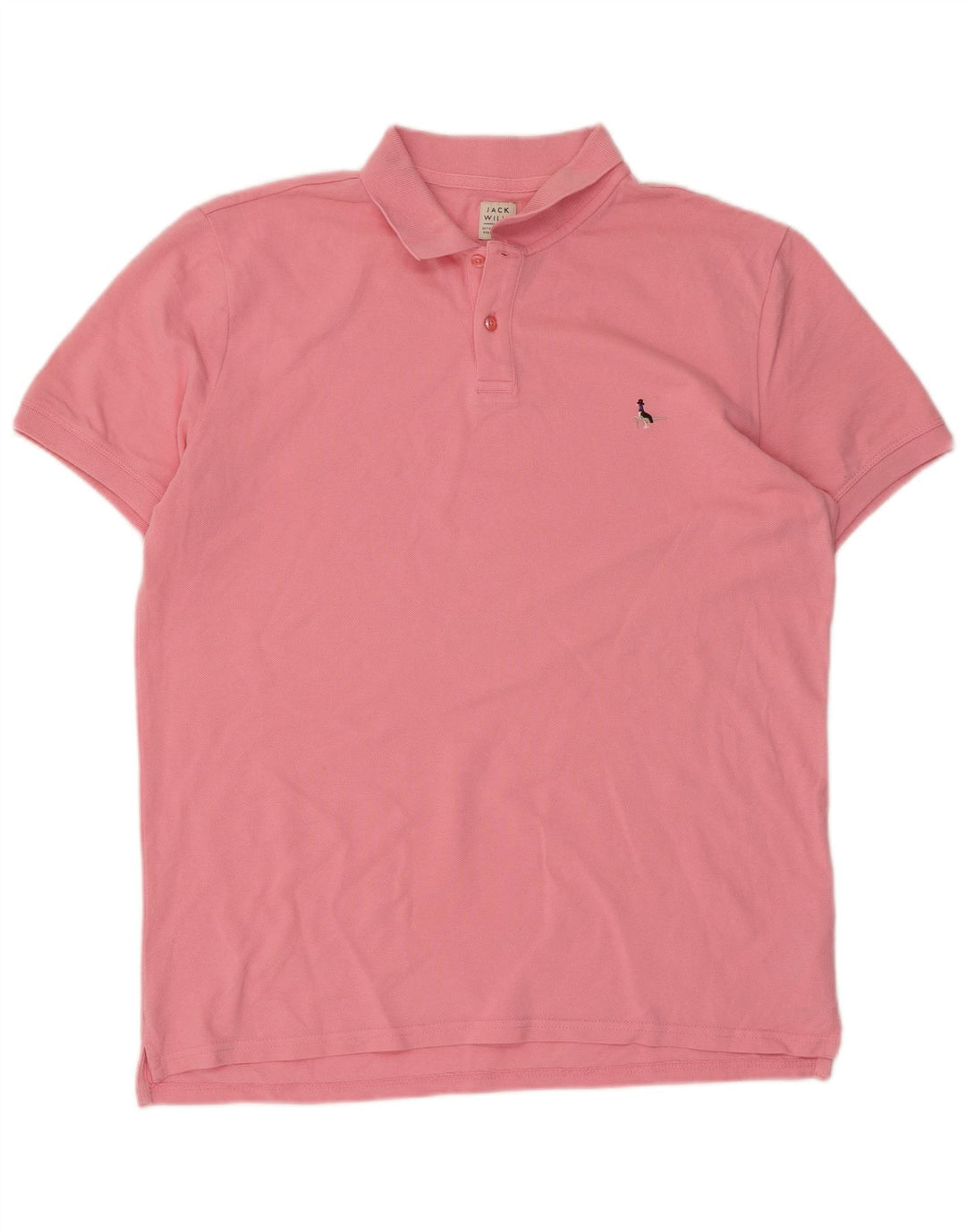 JACK WILLS Polo Homme Grand Rose Coton