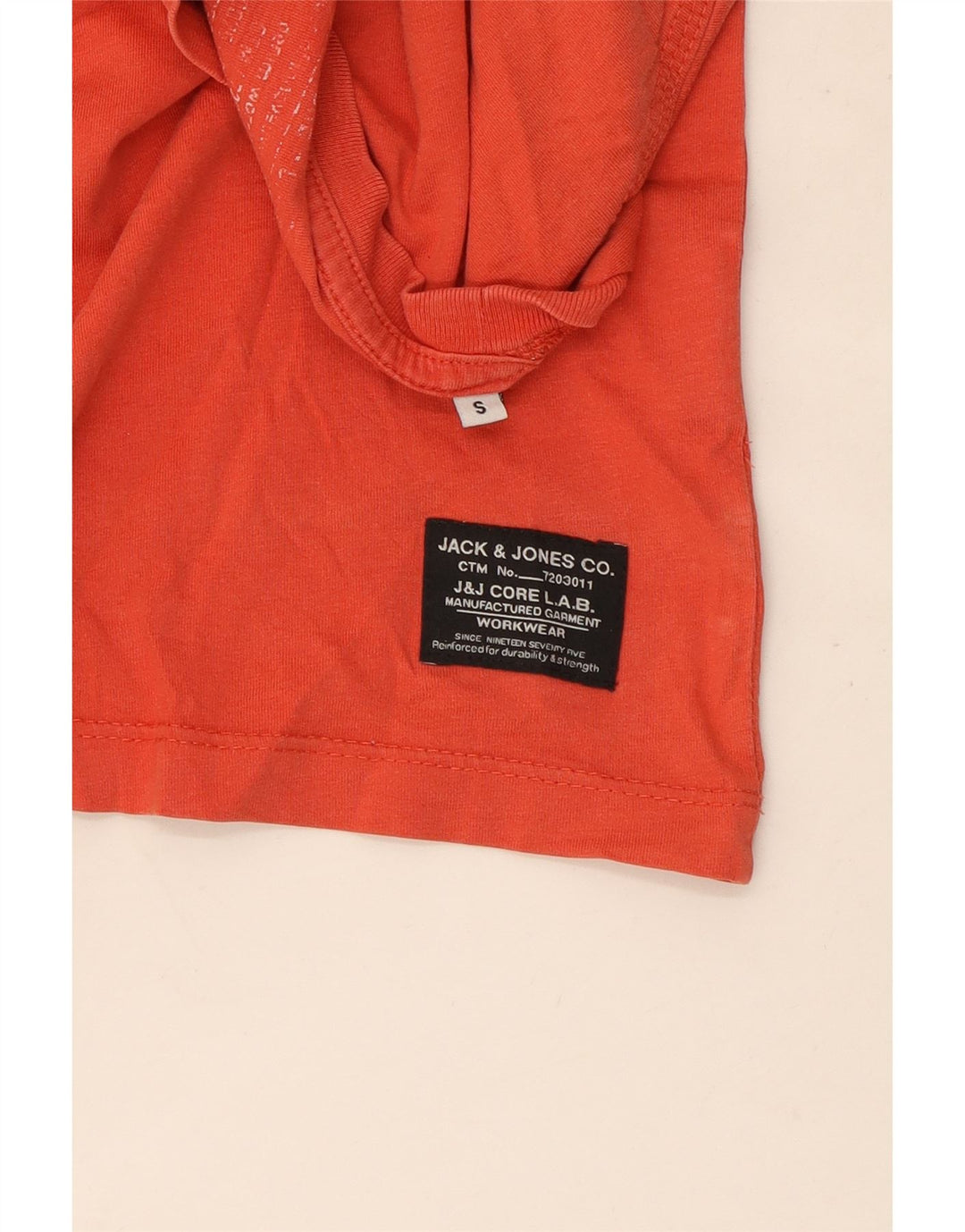Jack & Jones T-Shirt Graphique Homme Petit Rouge Coton