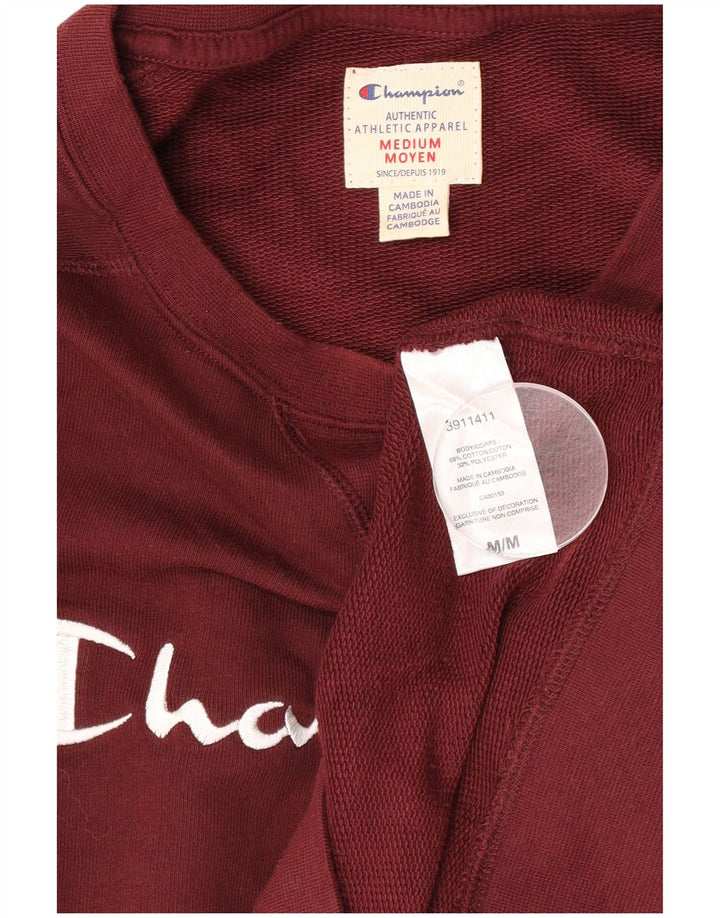 Champion Sweat-shirt graphique pour homme en coton bordeaux moyen