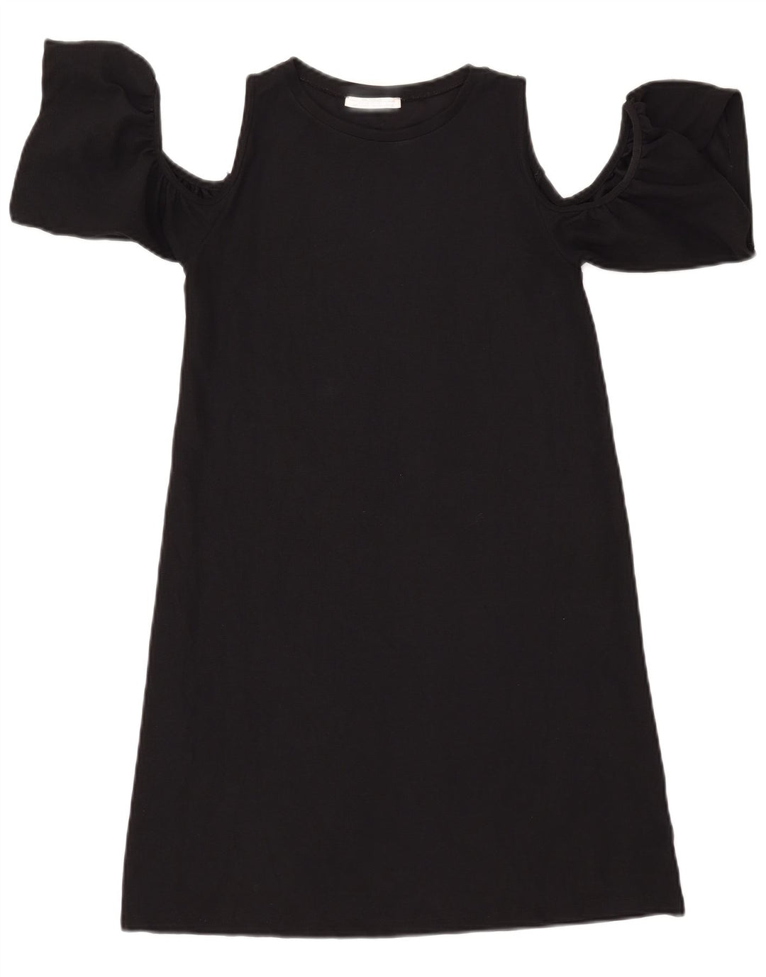 ZARA Femme Trafaluc Robe à épaules dénudées UK 8 Small Noir