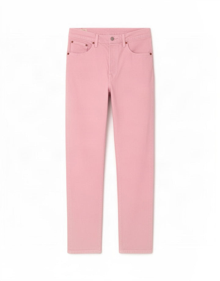 Levi's Jean Droit 501 Femme Rose W28 L29